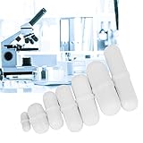 7Pcs Magnetic Stir Bar,PTFE B Type Rod Bead Lab Spin Cylinder,Medical Lab Mixing Blending Equipment for Magnetic Mixer