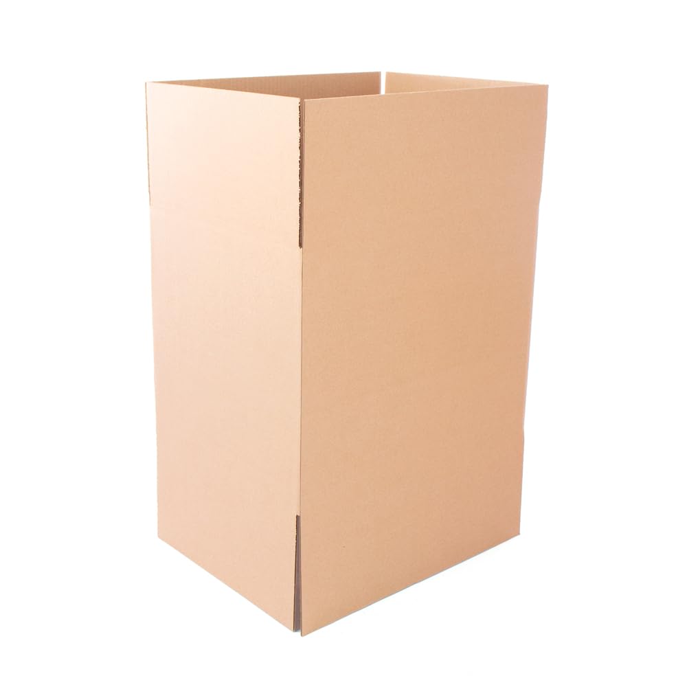 Pack 20 Cajas Cartón Reforzado con medidas 40x30x30 cm y Canal Simple - Fabricadas en España con Cartón Reciclado Resistentes para Envíos, Almacenaje y Mudanzas