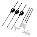 VIBELITE Solar Garden Lights Outdoor,Solar Garden Stake Lights, Decorative Lights Hummingbird Butterfly Dragonfly for Path, Yard, Lawn, Patio [Set of 3]