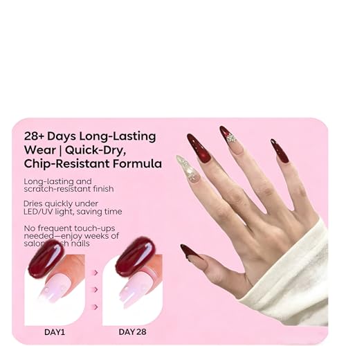 Set de 6 esmaltes en gel colores invierno miniatura 2