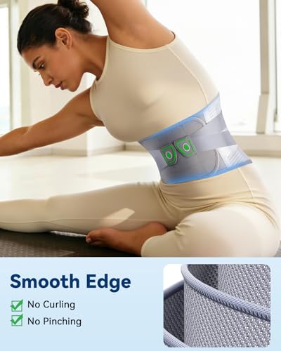 SOLOEVER Lower Back Support Brace (S-XXL, Gray) $12.99 + Free Shipping w/ Prime or on $35+ + 54% Off Code C3WWFJ67 Prime - image 8