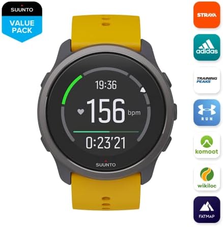 Suunto 5 Peak Orologio sportivo GPS leggero e compatto con 100 ore di  autonomia e misurazione della frequenza cardiaca al polso : Sport e tempo  libero