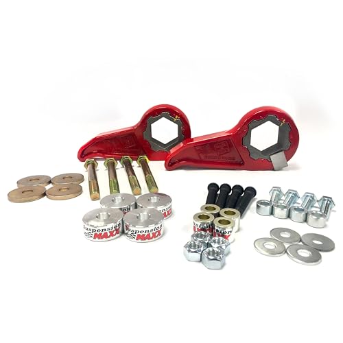 Suspension Maxx - SMX-MC9 Maxxcam 9 front Truck leveling kit - 1 In.-2.5 In. adjustable leveling kit for 2020-2025 Silverado / Sierra 2500HD / 3500HD - Includes differential drop relocation spacers