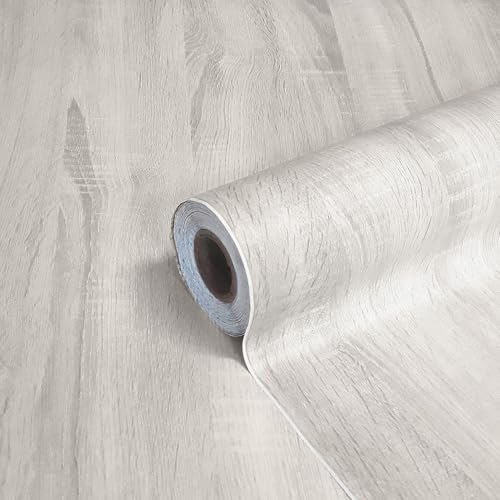 Dimex Laminierte Selbstklebende Möbelfolie – Extra dicke PVC Marmor- & Holzoptik Klebefolie für Küchenmöbel, Türen, Tische & Regale – Kratzfeste dekorative Innenraumverkleidung – 45 cm x Wunschmaß