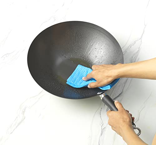 Wok noir de 30,5 cm Good Cook ustensile élégant haute résistance thermique - 5