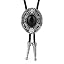 Black Stone Bolo Tie