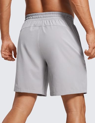 Image of CRZ YOGA Linerless Workout Shorts 7'' | Lightweight, Quick Dry, Running, Pockets, for Men