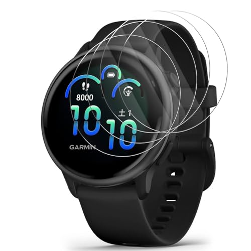 �y4������zFor GARMIN(�K�[�~��) vivoactive 6 �X�}�[�g�E�H�b�` 1.2�C���` �ی�t�B���� TPU�f�� �S�ʕی� ��ʕی�V�[�g ����0.3mm ���˒ጸ �w��ጸ ������ �����ߗ� GARMIN(�K�[�~��) vivoactive