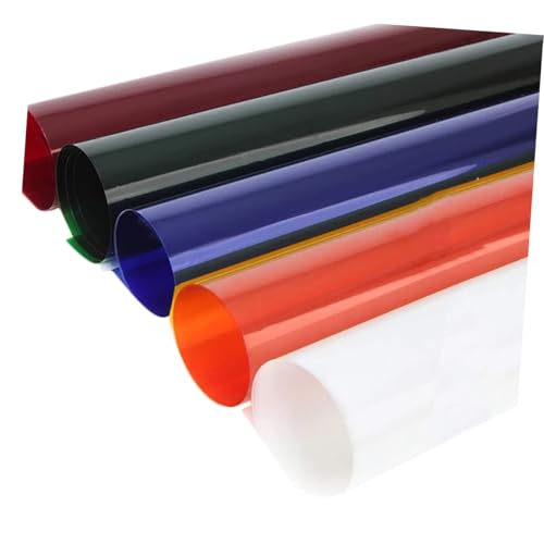 Filtro de color para cambiar la temperatura de luz en estudios con láminas de poliéster