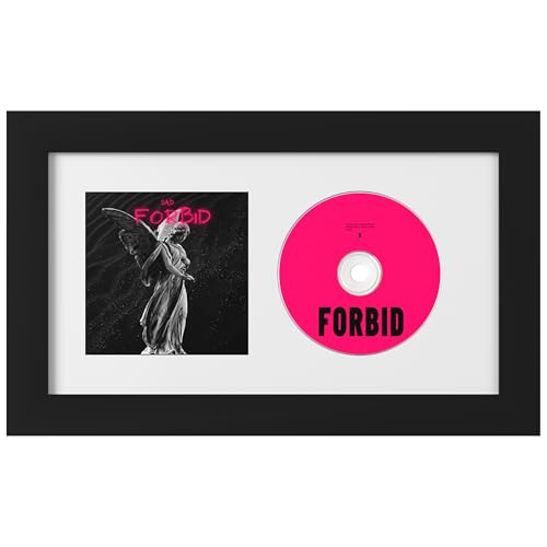 eletecpro CD Frame 6.7x12.2 Wall Display Black Pack of 1