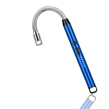 Legion Electric Arc Gas Lighter Rechargeable Plasma Lighter for Cooking Gas Stove, Kitchen, Pooja Candles Diyas Safe USB Charging, Windproof, Long-Lasting 360° Flexible Electric Lighter Rechargeable
