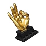 Artisanat des doigts gestuels - artisanat exquis, design unique, peut parfaitement décorer votre bureau, augmenter la couleur et la vitalité, décoration des doigts gestuels en résine