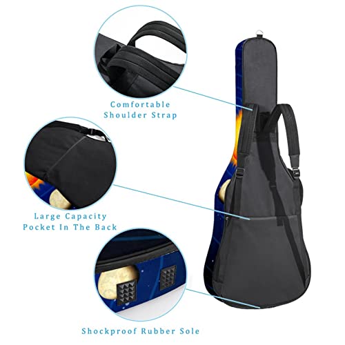 Housse de protection en éponge épaisse imperméable pour guitare acoustique électrique basse classique, Multicolore 03… - Les Beatles, Paul McCartney, John Lennon, RIngo Starr, George Harrison Housse de protection en éponge épaisse imperméable pour guitare acoustique électrique basse classique, Multicolore 03… – Image 4