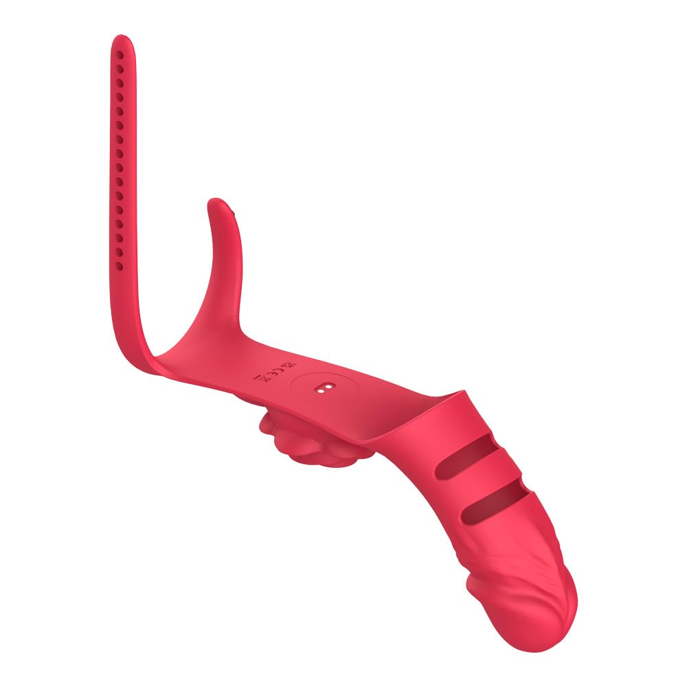 Vibrador con forma de dedo realista, vibrador, 9 modos, 100% silicona, resistente al agua, recargable por USB