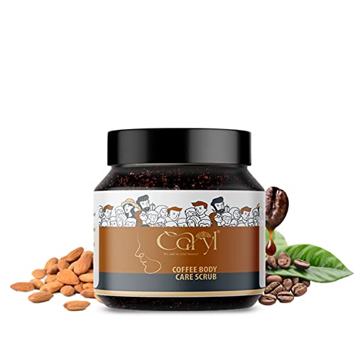 Image of Caryl 125 GM Coffee Body Care Scrub for Glowing and Healthy Skin | Effectively Removes Dead Skin | Travel Size for Office and Outdoor Use | Suitable for Men and Women