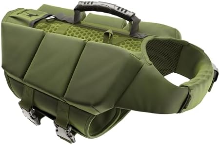 NOAH & PAW Dog Life Jacket, Human Standards Lifejacket Design, Do...