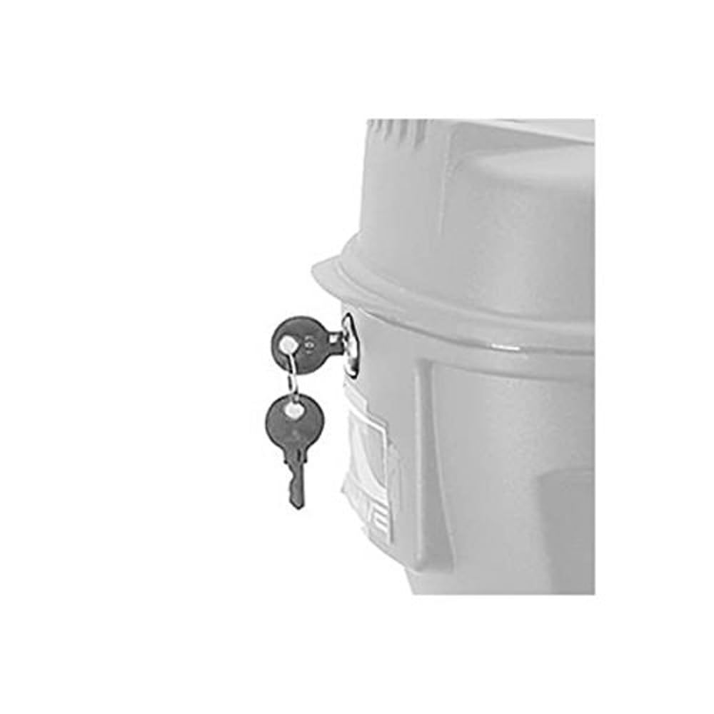 M-Wave Unisex Adult - Replacement Lock for Bicycle Topcase - silver,