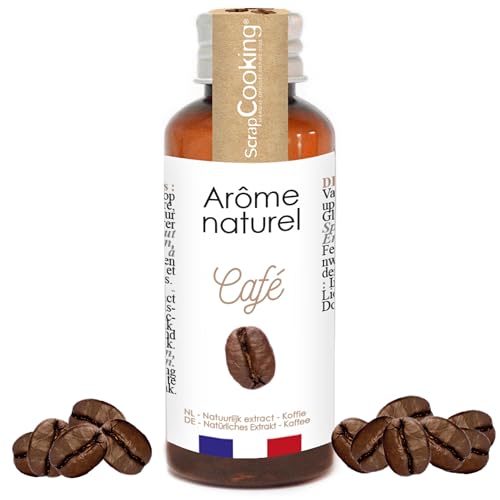 ScrapCooking - Arôme Naturel Liquide de Café 40ml - Arôme Framboise pour Pâtisserie, Yaourts, Gâteaux, Cheesecakes, Biscuits, Entremets, Mousses, Glaces, Smoothies - 4392