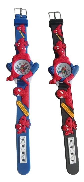 ZOKCY® ( Pack 0f 2 Pcs Spider Man Hand Watch for Kids/Spider Man Hand Watch for Kids/Birthday Return Gift for Kids Age 5.6.7.8.9 Multicolor (B0DFHQX5YD) Amazon Price History, Amazon Price Tracker