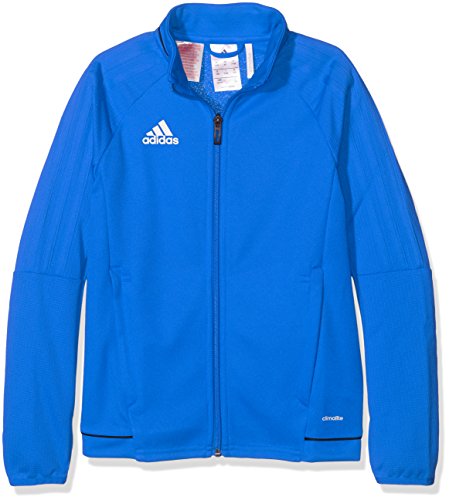 Preisvergleich Produktbild adidas Kinder Tiro 17 Jacke, Blue / Collegiate Navy / White, 128