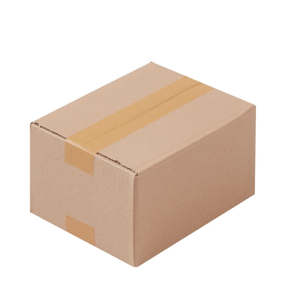 BB-Verpackungen 120x Faltkartons 210x150x100mm 1-wellig braun (120 Stück)| Kleiner Versandkarton, ideal als Warensendung, DHL Päckchen M, GLS/DPD XS-Paket