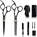 Kit Ciseaux Coiffure Professionnel 9 Pcs, Ciseaux Desepaississant Ciseaux de Coiffure Domicile Salon pour Hommes Femmes et Enfants Coupe de Cheveux