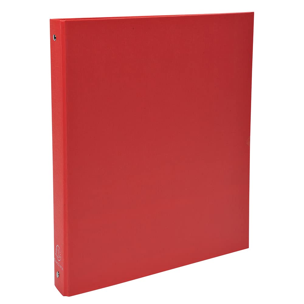 Exacompta - Réf. 51370E - Carton de 20 classeurs rigides rembordés PP - 4 anneaux ronds diamètre 30 mm - Dimensions extérieures : 32 x 26 cm - Format à classer A4-4 couleurs assorties
