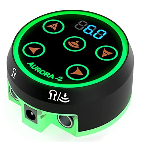 Peowuieu Tattoo Power -2 Bloc d'alimentation avec adaptateur pour bobines et tatouages rotatifs, argenté, prise UE – vue 6