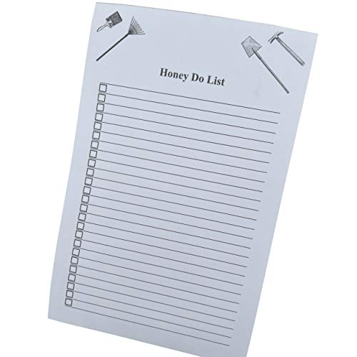 Bloc-notes Honey Do List sur le plan de travail de votre cuisine pour lister les corvées
