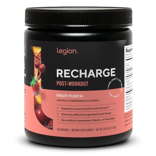 These 10 Creatine Gummies for Seniors Could Change Everything About How You Feel at 50+ 3 LEGION Recharge Post Workout Supplement - All Natural Muscle Builder & Recovery Drink with Micronized Creatine Monohydrate. Naturally Sweetened & Flavored, Safe & Healthy (Fruit Punch, 30 Serve)