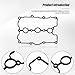 VS50865R Engine Valve Cover Gasket Set VS R Compatible with Audi A5 Quattro A6 Quattro A7 Quattro A8 Quattro Q5 Q7 S5 SQ5 S4 A5 A6 Q5 Porsche Touareg 713895700 713895800