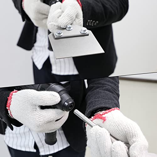 Firecore Sds Plus Floor Scraper, 4 Inch Wide Tile Thinset Scaling Chisel, 4" X 10" Thinset Scraper Adhesives Remover Wall Scraper Works With Sds Plus Rotary Hammer #TOP5