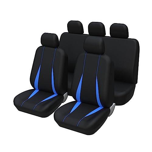 Housses de siège universelles lavables bleues pour protéger l'habitacle de Seat Ibiza