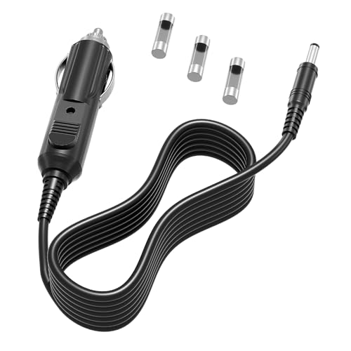 SLRIOYS 12V Car Charger Compatible with Inogen One G5 G4 G3 G2 G1, Inogen Rove 4 6, OxyGo Next Oxy Go FIT Portable Oxygen Concentrator Replacement Power Supply Cord Adapter Battery Charger