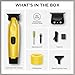 Cocco Hyper Veloce Pro Trimmer, Digital Gap Graphene Blade Edger, High-Torque Brushless BLDC Motor, Cordless, All-Metal Design, Lithium-Ion Battery, Charging Base Included, Yellow