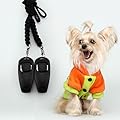 DOETYD 2 Packs Dog Whistle with Clicker for Recall, Bark Control Training with Braided Lanyard, Loud and Effective Pet Training Equipment (Black)