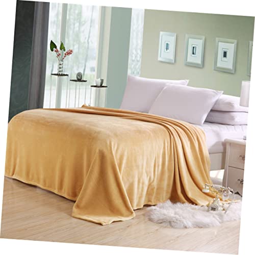 Couverture polaire en flanelle légère chaude Veemoon 120x200cm drap de couchage hiver