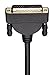 Tripp Lite P402-010 Serial Modem Cable DB25F to DB25M w/Gold Connectors - 10ft