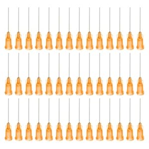 QUARKZMAN Industrielle stumpfe Spitzenkanüle 23G, 60 Stück