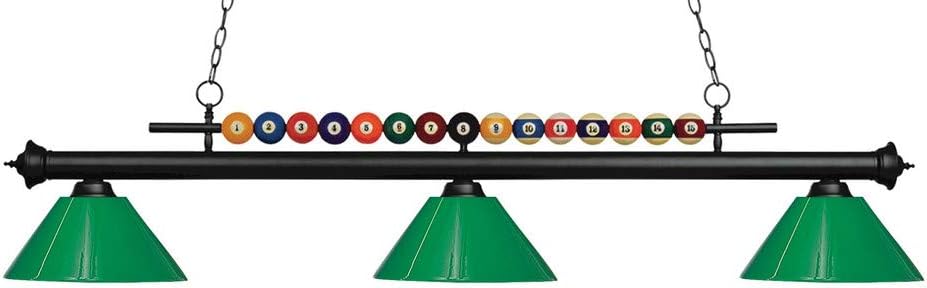 Shark - 3 Light Island/Billiard in Billiard Style - 16 Inches Wide by 15 Inches High