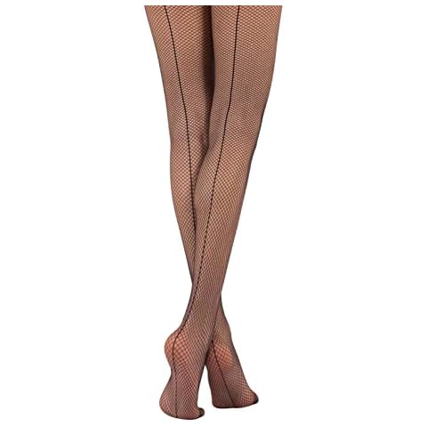 CALZITALY Netzstrumpfhose mit Hinterer Naht Cover