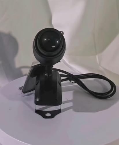 Pinspot Licht, 15W Doppelweiß/Cool White & Warm White LED GOBO Spot Licht durch manuelle Iris und Fokus mit IR-Controller für Disco, KTV, Party, Hochzeit