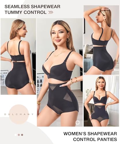 Image of Dulchany Tummy Control Shapewear Panties Underwear Girdle Panty for Women | Seamless Tummy Control Booty Lifting Shapewear Compression Body Shaper