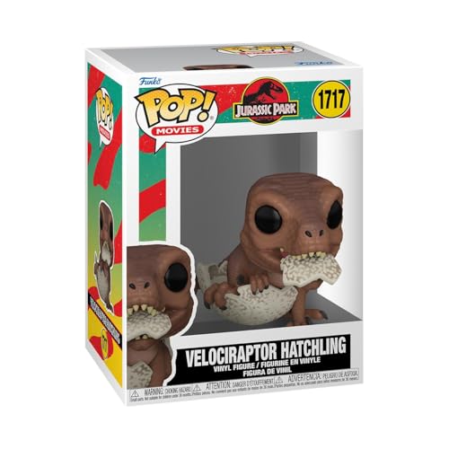 Funko Pop! Movies: Jurassic Park Hatchling - Velociraptor - Figura de Vinilo Coleccionable - Idea de Regalo- Mercancia Oficial - Juguetes para Niños y Adultos - Movies Fans