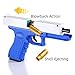 Toy Pistol with Magazine Shell Ejection Gun Toy Slide Action Soft Rubber Bullets Shooting Gun Toy for Training and Play