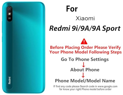 Image of COVERBLACK Soft Rubber Silicon Clear Back Cover Compatible Model for Redmi 9A - Transparent