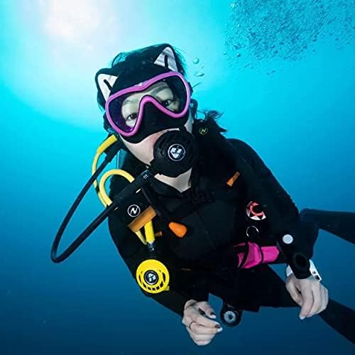 Miniatura 8 de Diadema de buceo con diseño de gatito negro de 0.079 in de neopreno para mujeres, jóvenes, buceo, surf, banda térmica para el pelo para kayak,