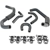 EZROAD Low Pressure Fuel Line Kit Compatible with Duramax LBZ LMM 2500/3500HD 2006-2010 6.6L 12625281 12625284 97321375 12625278 12625277 94013125 8th Digit of Vin D 6 Engine Diesel Pickup Rubber