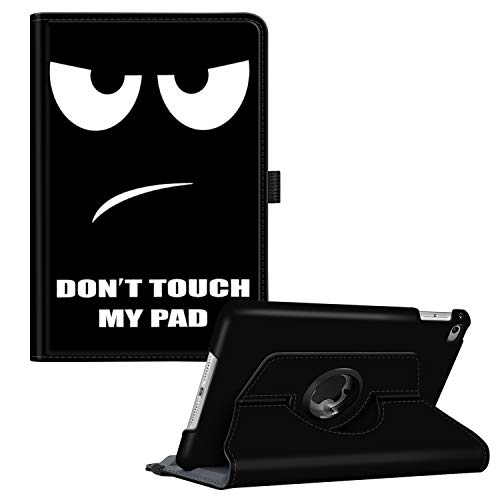 FINTIE Rotating Case for iPad Mini 4-360 Degree Rotating Stand Case with Smart Cover Auto Sleep/Wake Feature for iPad Mini 4 (2015 Release), Dont Touch