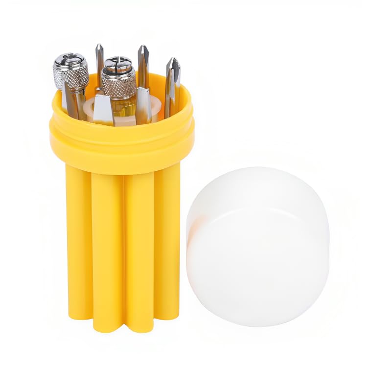 ZIODIC TruCare 8-in-1 Pc Screw Driver Kit With 2 Flat Blades, 2 Phillips Head, 1 Round Poker Bar, Extension Rod| Multi-purpose Tool Set (8 PC) (color may vary) (B0CN5VYY7Y) Amazon Price History, Amazon Price Tracker